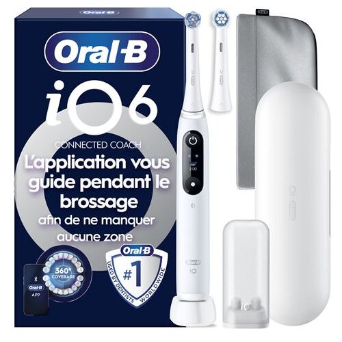 Oral-b Električna zobna &amp;scaron;četka iO serija 6 bela luksuzna izdaja, (5000530710) Slike