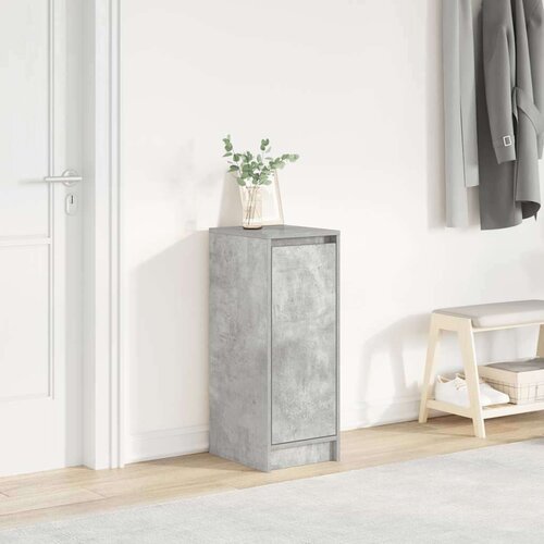 vidaXL Omarica za čevlje betonsko siva 29,5x34x76 cm inženirski les Cene
