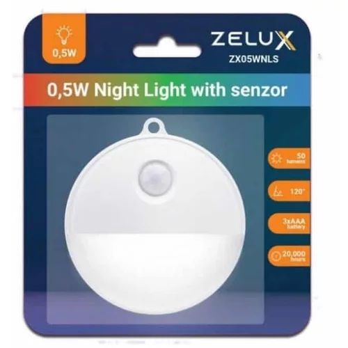 Zelux Senzorska svetilka na baterija 50 lumen 0,5W 4000K