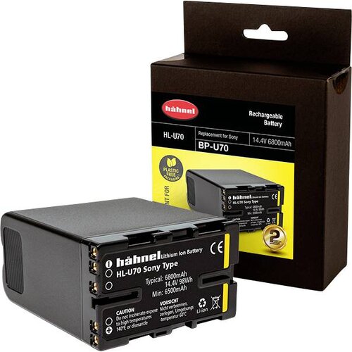 Hähnel Fototechnik HL-U70 akumulatorska kamera Nadome&scaron;ča originalno baterijo (kamera) BP-U70 14.4 V 6800 mAh, (20414580) Cene