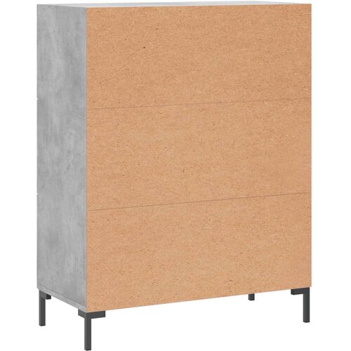  Komoda siva boja betona 69,5x34x90 cm od konstruiranog drva Slike
