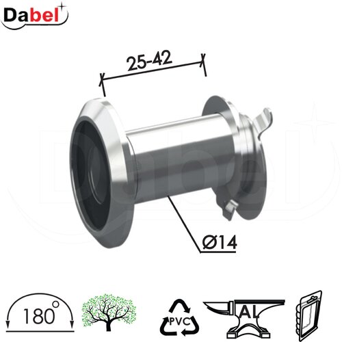 Dabel Špijunka ŠP4000 Hr fi14/25-42mm/180` 180stepeni DBP1 0105562 Cene
