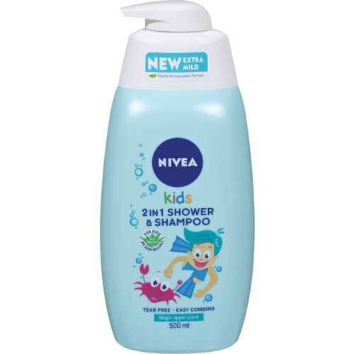 Nivea kids šampon & kupka dečija plava 500ML Cene