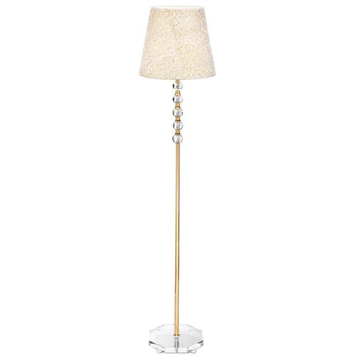 Ideal lux - kristalna podna lampa queen 1xE27/60W/230V zlatna Cene