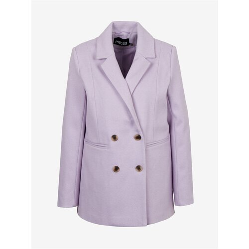 Pieces Light Purple Jacket Haven - Women Slike