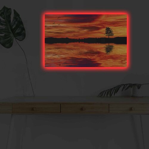 Wallity Zidna slika sa LED osvetljenjem 4570DHDACT-098, 45x70 cm Cene