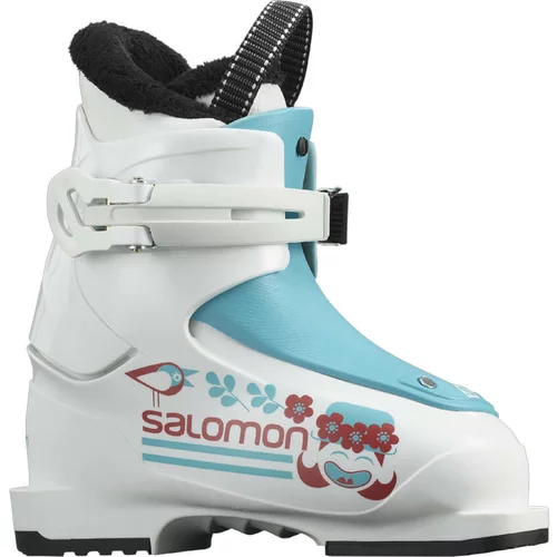 Salomon Otroški smučarski čevlji Race T1 Girly Bela