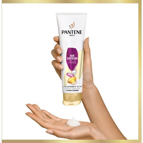 Pantene Hair Superfood Full &amp;amp; Strong regenerator za ishranu i sjaj 200 ml Slike