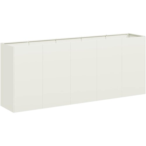 vidaXL Sadilnik White 200x40x80 cm Hladno valjano jeklo Cene