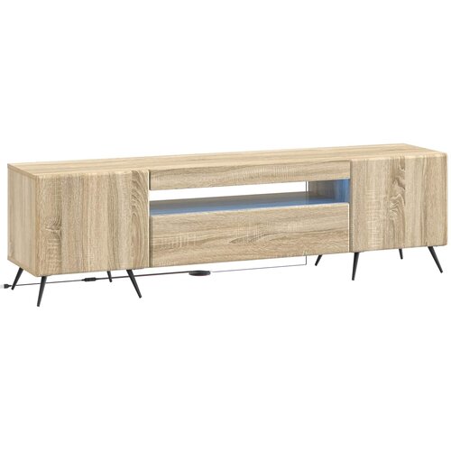  LED TV kabinet Konstruirano drvo Slike