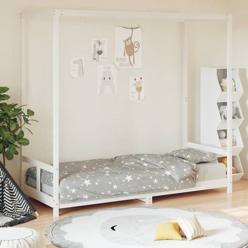 vidaXL Okvir za dječji krevet bijeli 80 x 200 cm od masivne borovine Cijene