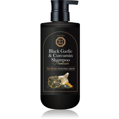 DAENG GI MEO RI Black Garlic &amp;amp; Curcumin Shampoo globinsko regeneracijski &amp;scaron;ampon za okrepitev in rast las 500 ml Slike