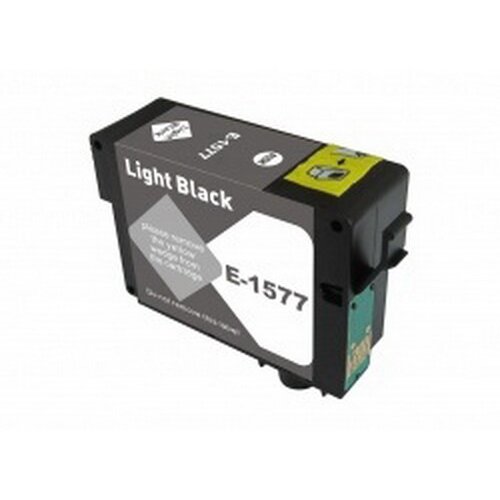 Eurotoner Tinta Zamjenska za Epson T1577 svijetlo crna Slike