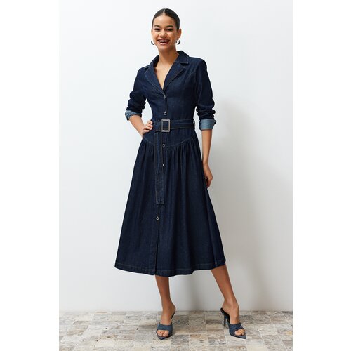 Trendyol Blue Denim Dress Slike