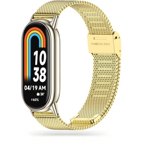  Kovinski pašček za uro Xiaomi Mi Band 8 - zlat Cene