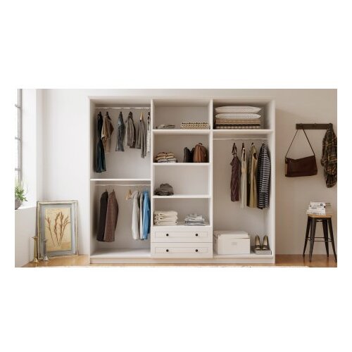 Hanah home Ormar Rb-115, 210x210x52 cm, Bijeli Slike