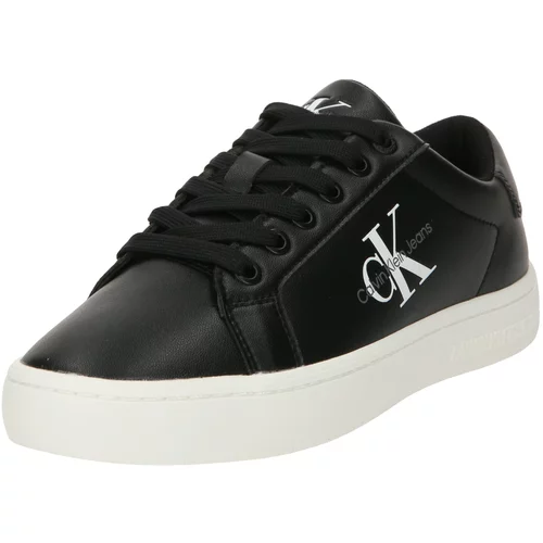 Calvin Klein Jeans Superge Classic Cupsole Laceup Lth Wn YW0YW01269 Black/Bright White BEH