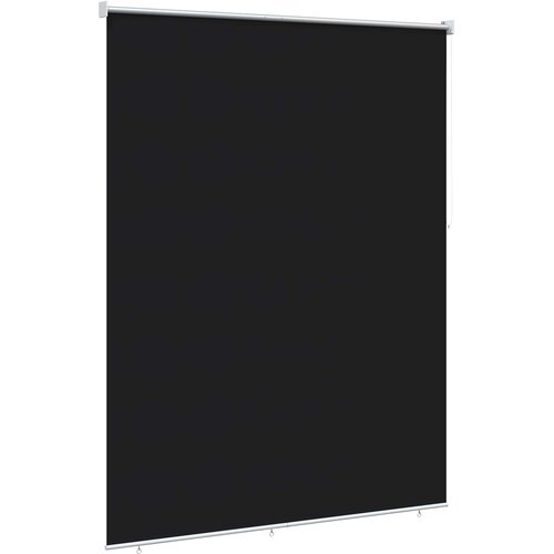  Roleta za&amp;scaron;tita od UV zračenja Crna 160 x 140 cm Poliester Slike
