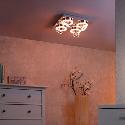 Just LIGHT. 14662-17 - LED RGBW prigu&amp;scaron;iva spot svetiljka TIM 4xLED/5,9/230V + daljinski upravljač Slike