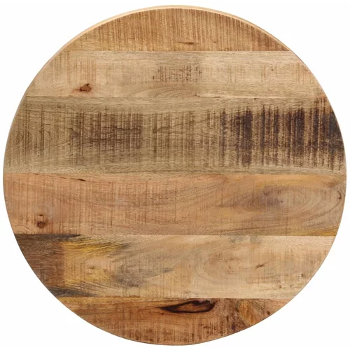 vidaXL Mizna plošča Ø 60x2,5 cm okrogla trden robusten mangov les
