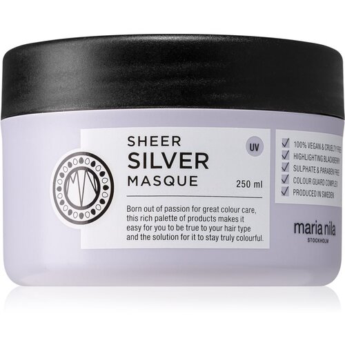 Maria Nila Sheer Silver Masque hidratantna i hranjiva maska za plavu kosu 250 ml Slike
