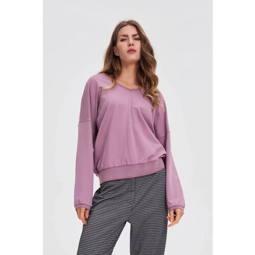 Marisse WOMEN&amp;#039;S SWEATSHIRT Z-BL-4801 D.PINK Slike