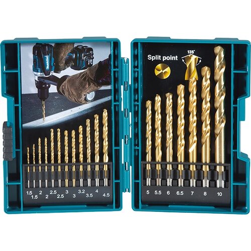 Makita 19-delni set hss-tin svedrov za kovino (D-67527) Cene