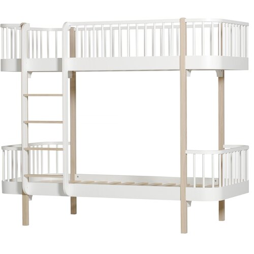 Oliver Furniture® krevet na kat wood bunk bed 90x200 white/oak Cijene