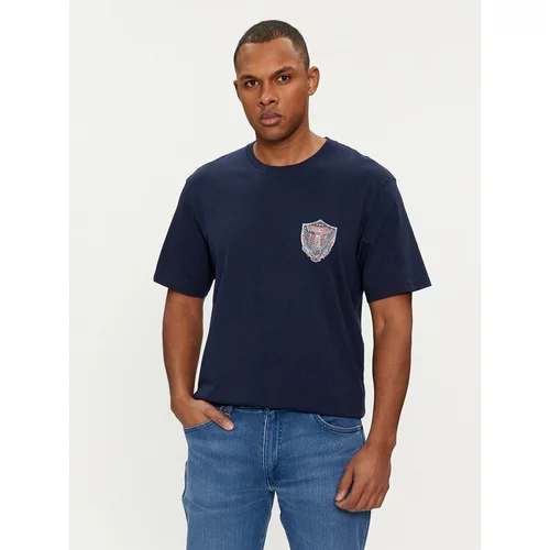 Wrangler Majica Americana 112350561 Mornarsko modra Regular Fit