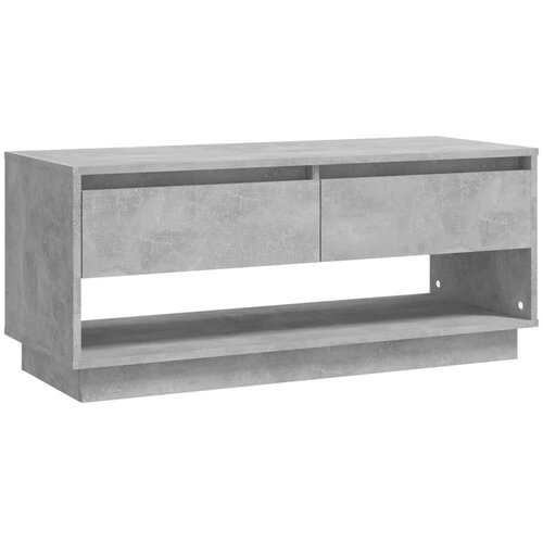 Maison Chic TV omarica - TV stojalo - Televizijska omarica betonsko siva 102x41x44 cm iverna plošča, (21701611) Cene