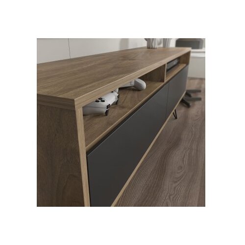 Hanah home V komoda Flay, 140x53.2x35 cm, orah Slike