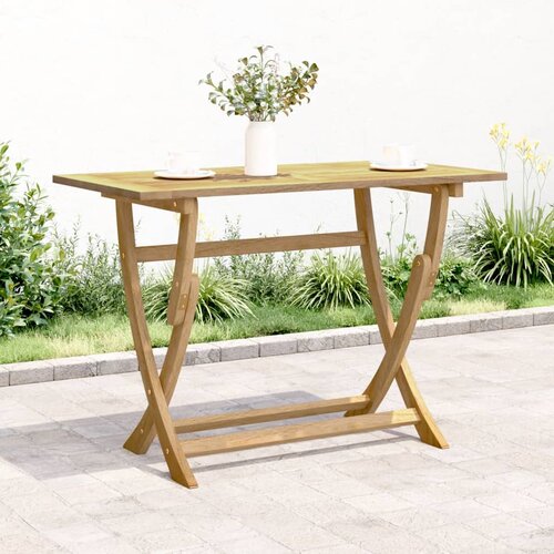  Sklopivi vrtni stol 110 x 55 x 75 cm od masivnog drva bagrema Slike