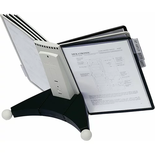 Durable Modulno namizno stojalo SHERPA, komplet z držalom in prozornimi tablicami DIN A4, 10 tablic