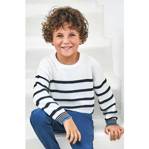 Mayoral Dječji pamučni pulover boja: tamno plava, lagani