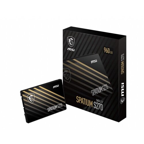 MSI SPATIUM S270 SATA 2.5 240GB internal solid state drive 2.5 Serial ATA III 3D NAND Slike