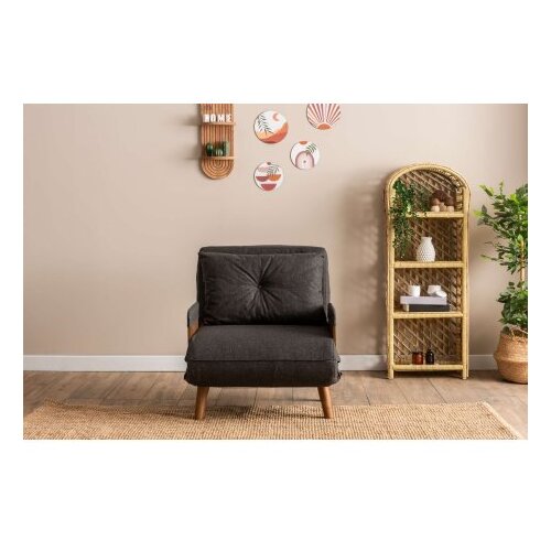 Atelier Del Sofa Fotelja na razvlačenje Cosmo, 190x70x82 cm, Antracit Slike