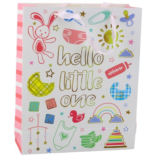  Vrećica za poklon za rođenje Hello malena 32 x 26 x 10 cm Cijene