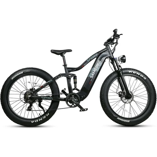 Samebike RS-A08 Električno kolo 26'' Debela pnevmatika 48V 17Ah Z dvojnim vzmetenjem, (21166531)