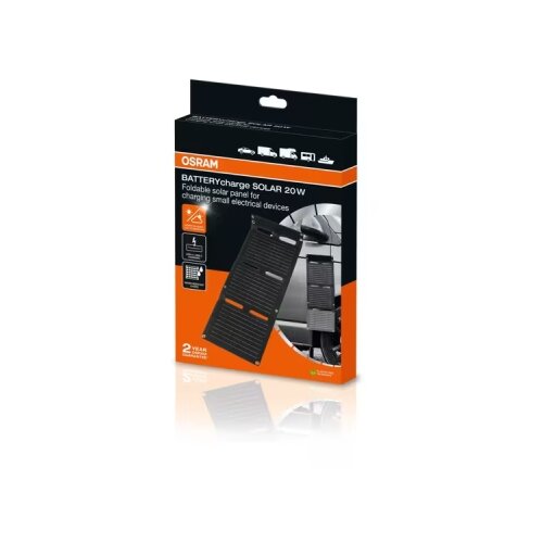 Osram BATTERYcharge SOLAR 20W INCL. USB monokristalni solarni modul 20 W 5 V Slike
