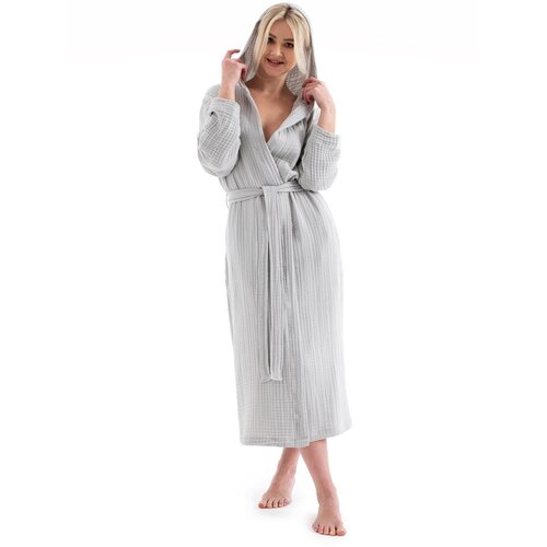  Bademantil Muslin, Sivi Slike