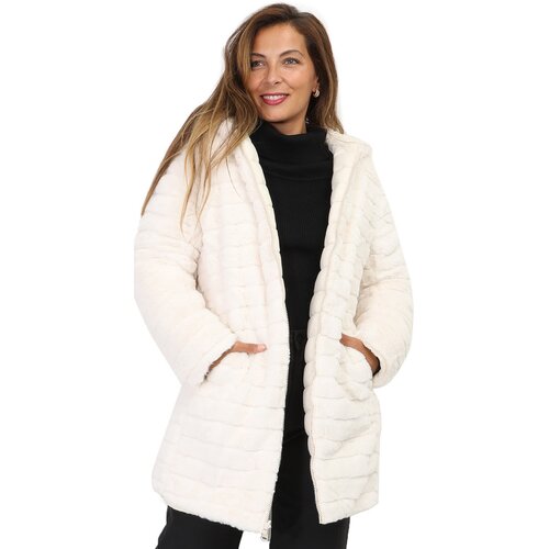 La Modeuse Plašči 67797_P157591 Bela Cene