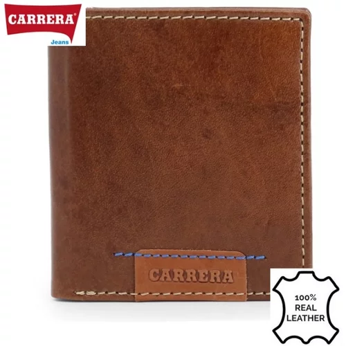 Carrera moška usnjena denarnica: rjava