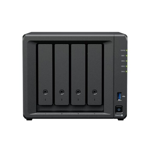 Synology &amp;quot;DS425 Desktop NAS - Intel Celeron J4125 4 - core 2.0 GHz, 4x 3.5&amp;quot;&amp;quot; SATA, 2x M.2 NVMe, 2 GB DDR4, 2.5 GbE i 1 GbE LAN&amp;quot; Slike