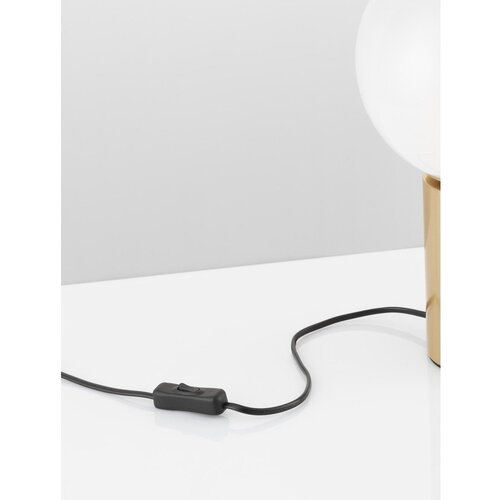 Nova Luce Bijela/u zlatnoj boji staklena stolna lampa (visina 35,5 cm) Vita &amp;ndash; Slike