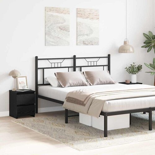 Noćni ormar 2 pcs Crni hrast 30 x 30 x 40 cm Konstruirano drvo Slike