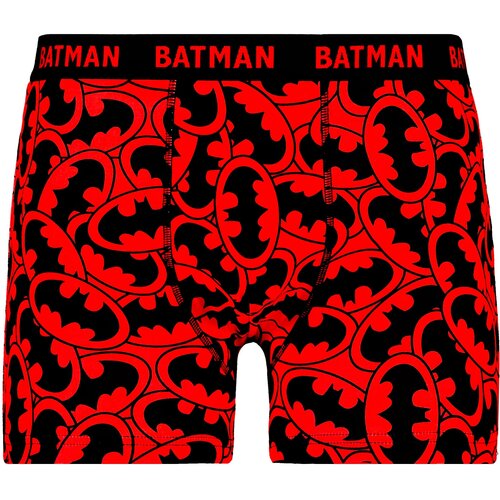 Character muške bokserice Batman 1P crno/crvene Slike