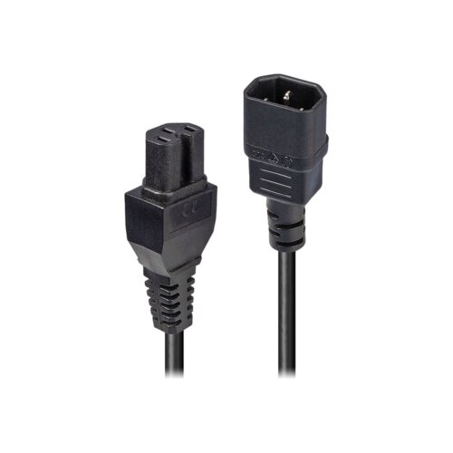 Lindy 30314 napajalni kabel Črna 2 m C14 priključek C15 priključek Cene