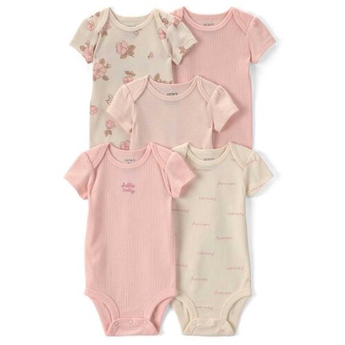 Carter&amp;#039;s bodi za bebe devojčice - set od 5 kom. Slike