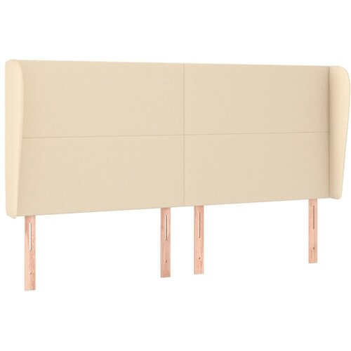 Maison Chic vzglavna omarica - nočna omarica - posteljna omarica z u&scaron;esi krem 183x23x118/128 cm blago, (21707685) Cene