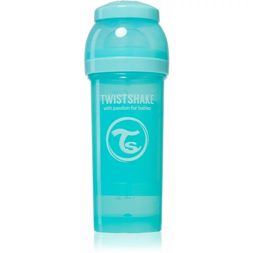Twistshake Anti-Colic steklenička za dojenčke Blue 2 m+ 260 ml
